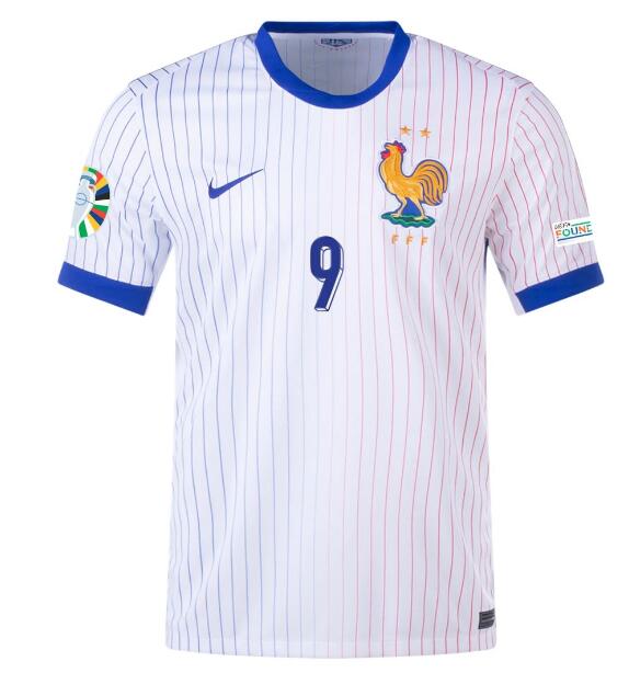 (image for) GIROUD #9 France Away Jersey Euro 2024